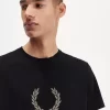 T-shirt homme avec couronne de laurier floquée