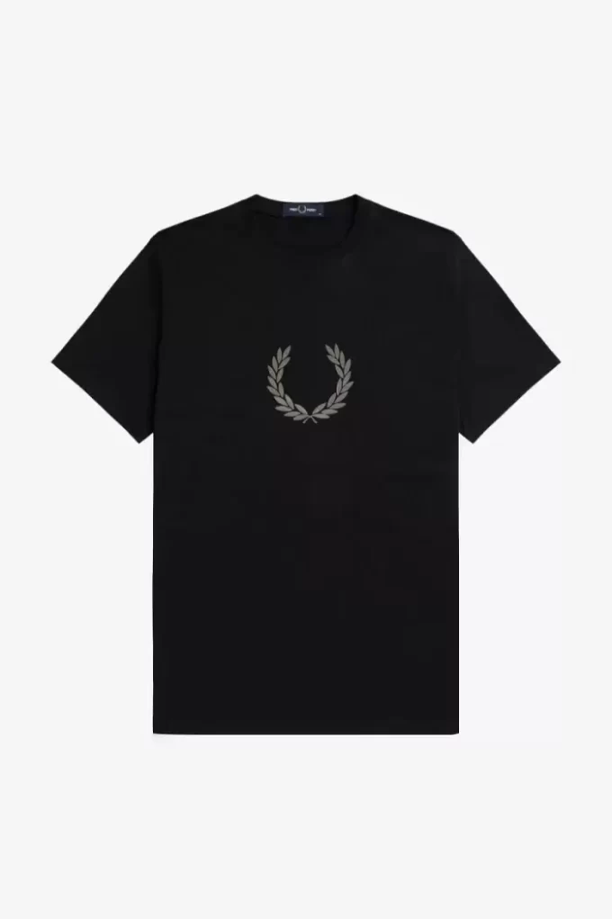 T-shirt homme avec couronne de laurier floquée