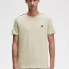 T-shirt homme à bandes contrastantes
