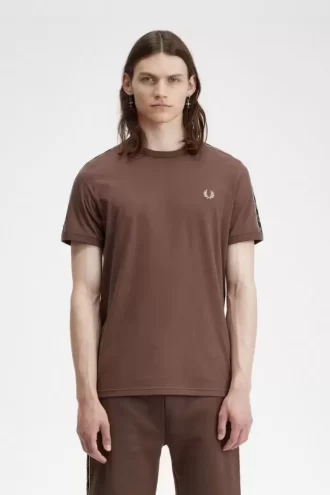 T-shirt homme à bandes contrastantes