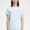 T-shirt homme à bandes contrastantes