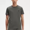 T-shirt homme à bandes contrastantes