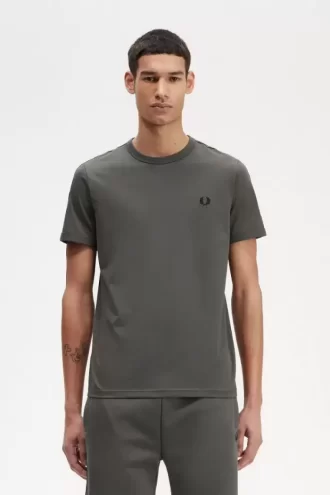 T-shirt homme à bandes contrastantes