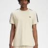 T-shirt homme à bandes contrastantes