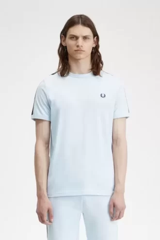T-shirt homme à bandes contrastantes
