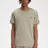 T-shirt homme à bandes contrastantes