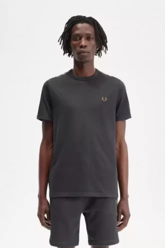 T-shirt homme à bandes contrastantes