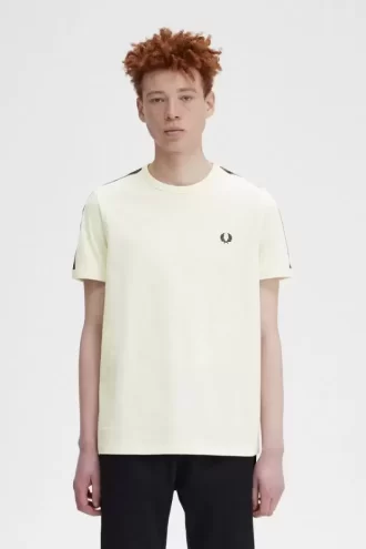T-shirt homme à bandes contrastantes