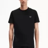 T-shirt homme à bandes contrastantes
