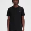 T-shirt homme à bandes contrastantes