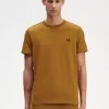 T-shirt homme à bandes contrastantes