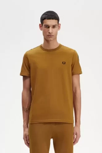 T-shirt homme à bandes contrastantes
