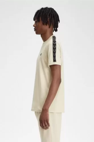 T-shirt homme à bandes contrastantes