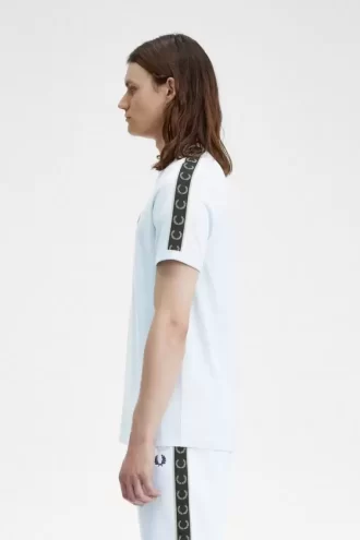 T-shirt homme à bandes contrastantes