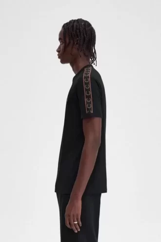 T-shirt homme à bandes contrastantes