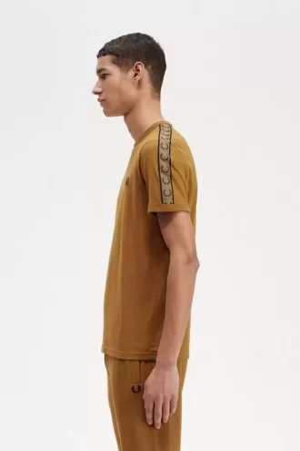 T-shirt homme à bandes contrastantes
