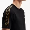 T-shirt homme à bandes contrastantes