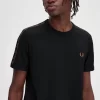 T-shirt homme à bandes contrastantes