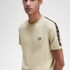 T-shirt homme à bandes contrastantes