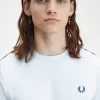 T-shirt homme à bandes contrastantes