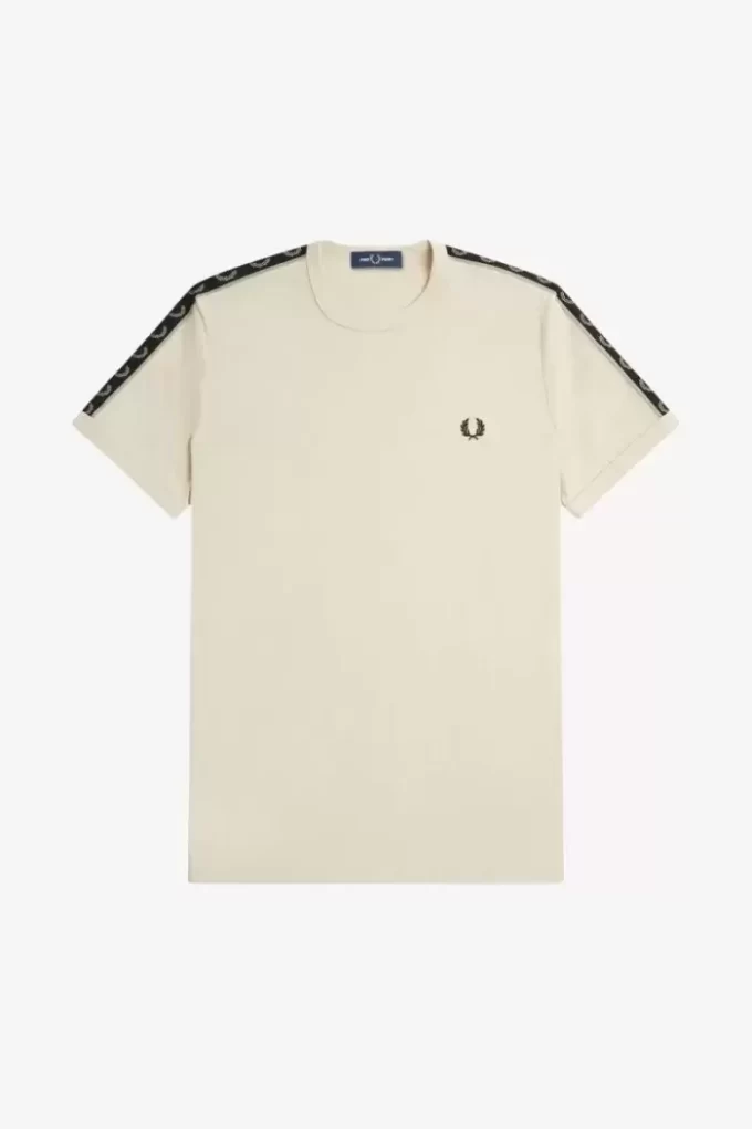 T-shirt homme à bandes contrastantes