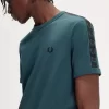 T-shirt homme à bandes contrastantes