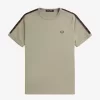 T-shirt homme à bandes contrastantes