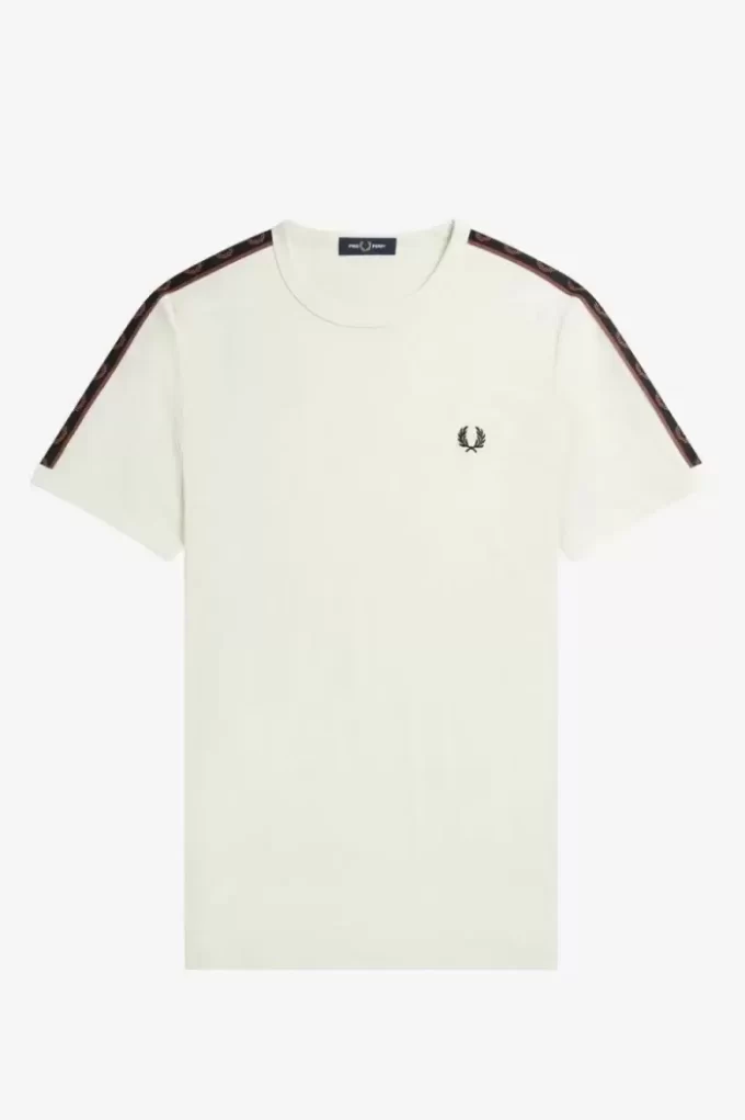 T-shirt homme à bandes contrastantes