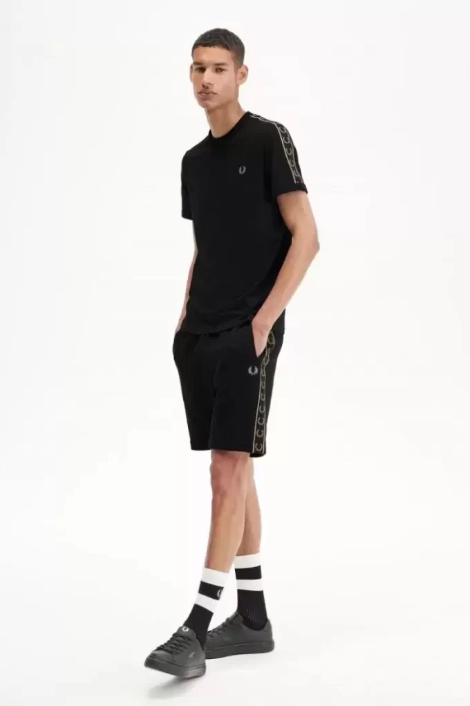 T-shirt homme à bandes contrastantes