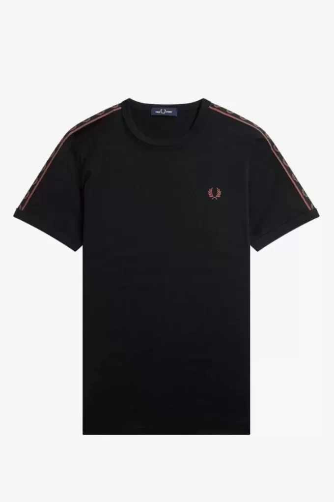 T-shirt homme à bandes contrastantes