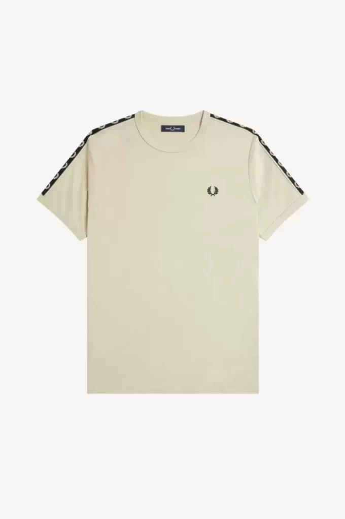 T-shirt homme à bandes contrastantes