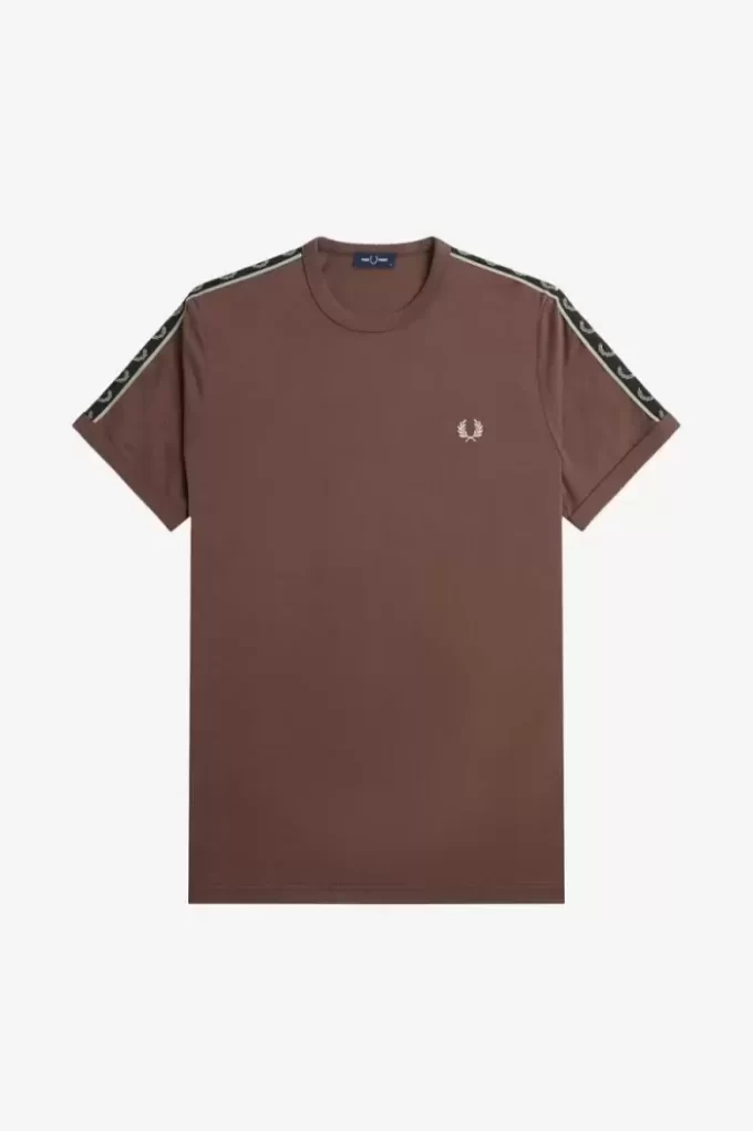 T-shirt homme à bandes contrastantes