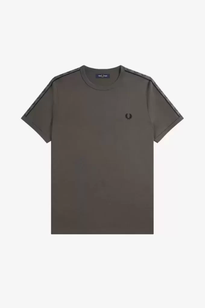 T-shirt homme à bandes contrastantes