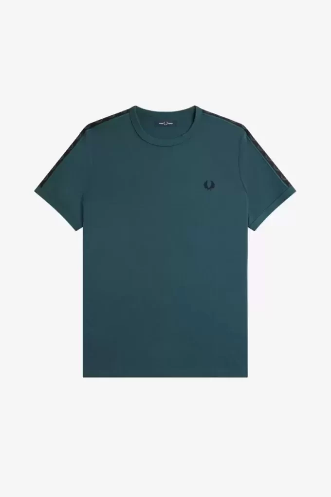 T-shirt homme à bandes contrastantes