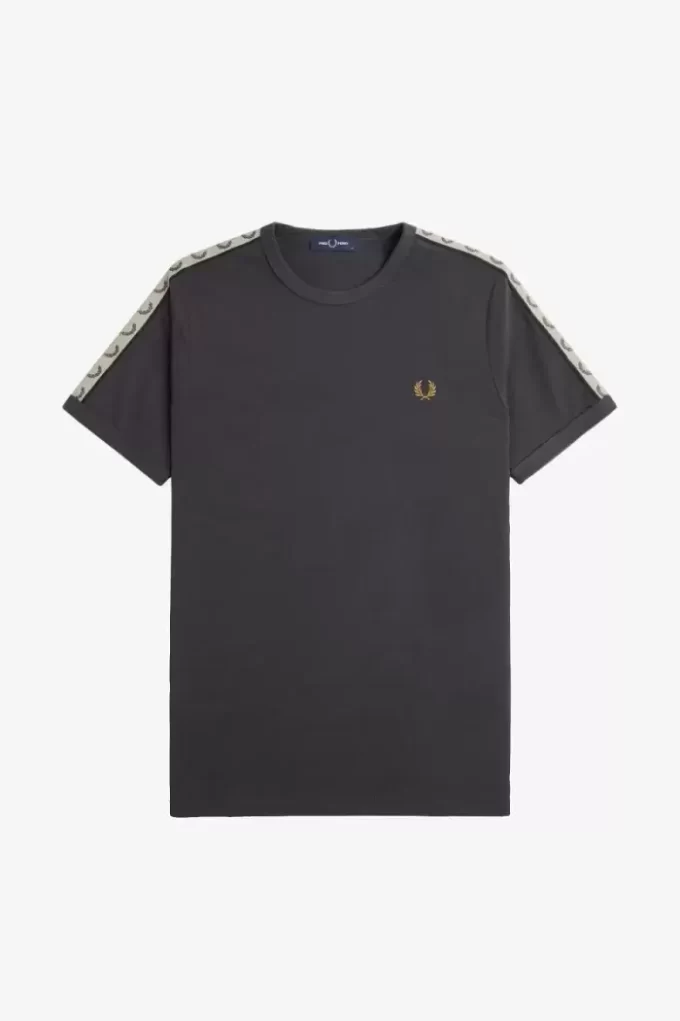 T-shirt homme à bandes contrastantes
