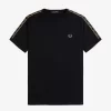 T-shirt homme à bandes contrastantes
