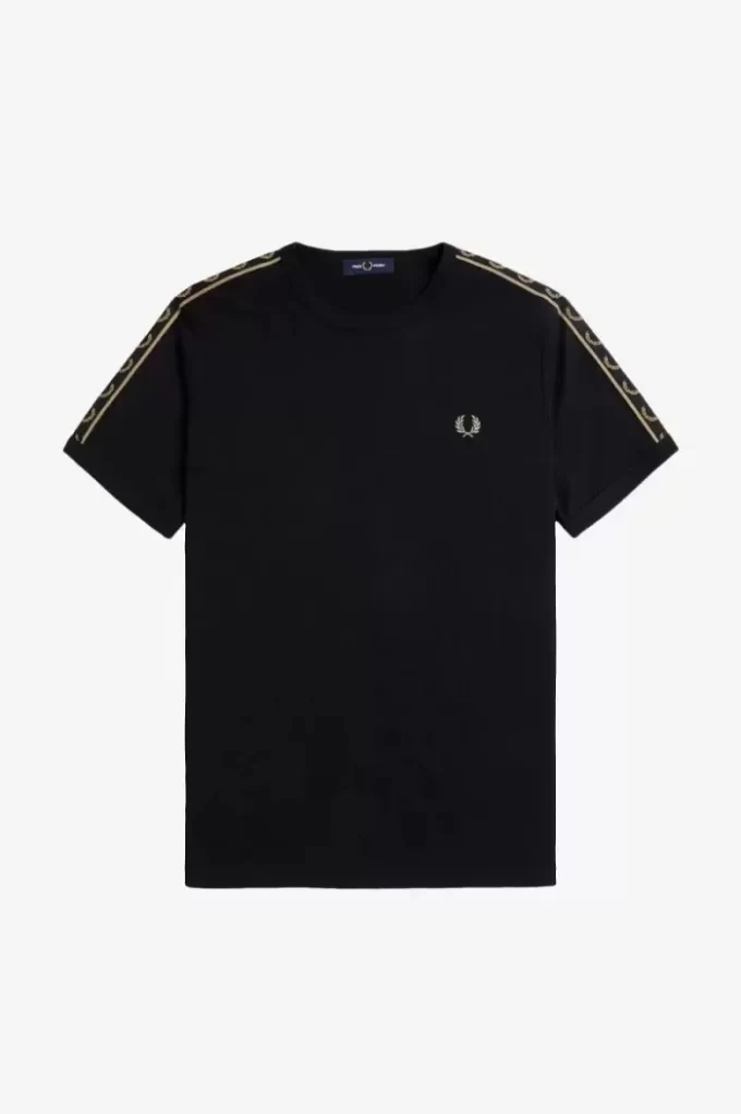 T-shirt homme à bandes contrastantes