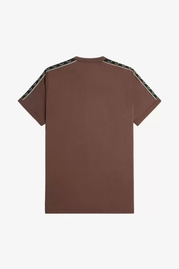 T-shirt homme à bandes contrastantes