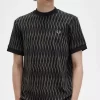 T-shirt homme en jacquard Argyle