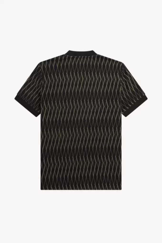 T-shirt homme en jacquard Argyle
