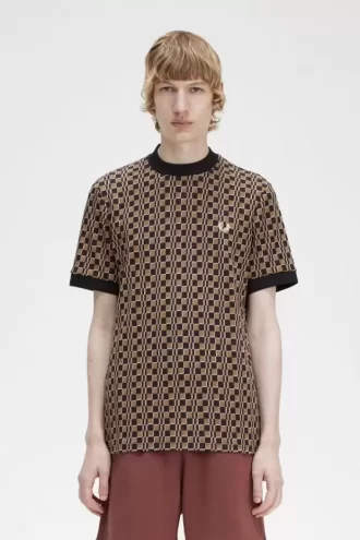 T-shirt homme Glitch Checkerboard