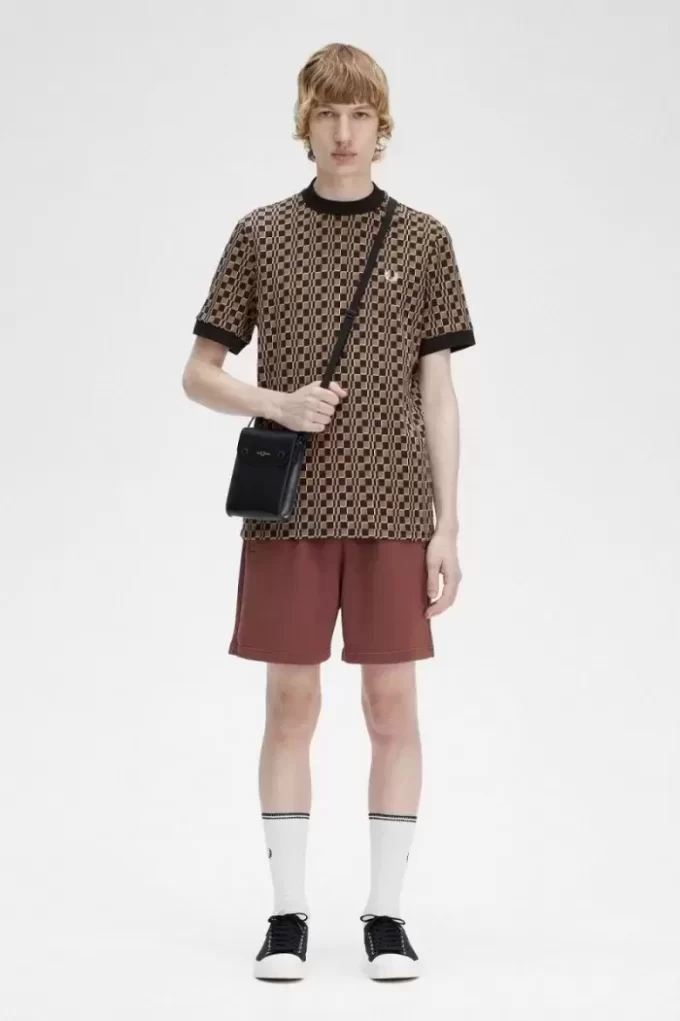 T-shirt homme Glitch Checkerboard