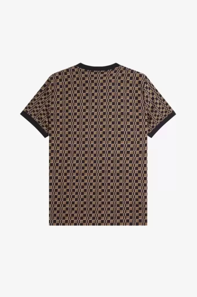 T-shirt homme Glitch Checkerboard