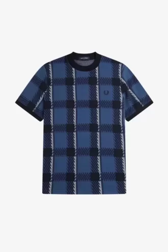 T-shirt homme Glitch Tartan