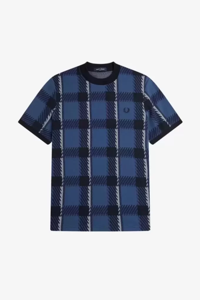T-shirt homme Glitch Tartan