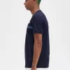T-shirt imprimé Glitch pour homme