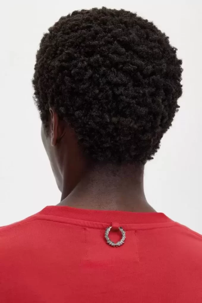 T-shirt imprimé à manches longues pour homme