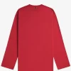 T-shirt imprimé à manches longues pour homme