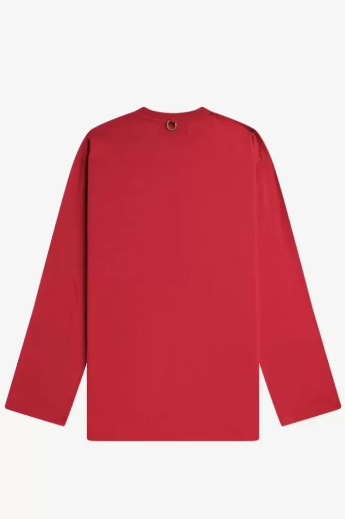 T-shirt imprimé à manches longues pour homme