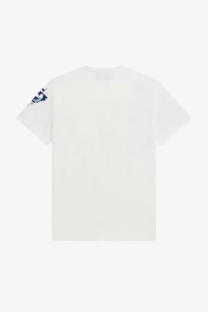T-shirt à imprimé quadrillé pour homme